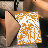 CRASPIRE Nativity, Angel, Frame, Stars, Pattern Carbon Steel Cutting Dies Stencils, for DIY Scrapbooking/Photo Album, Decorative Embossing DIY Paper Card