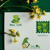 Craspire St. Patrick's Day Icons Clear Silicone Stamp Seal for Card Making Decoration and DIY Scrapbooking