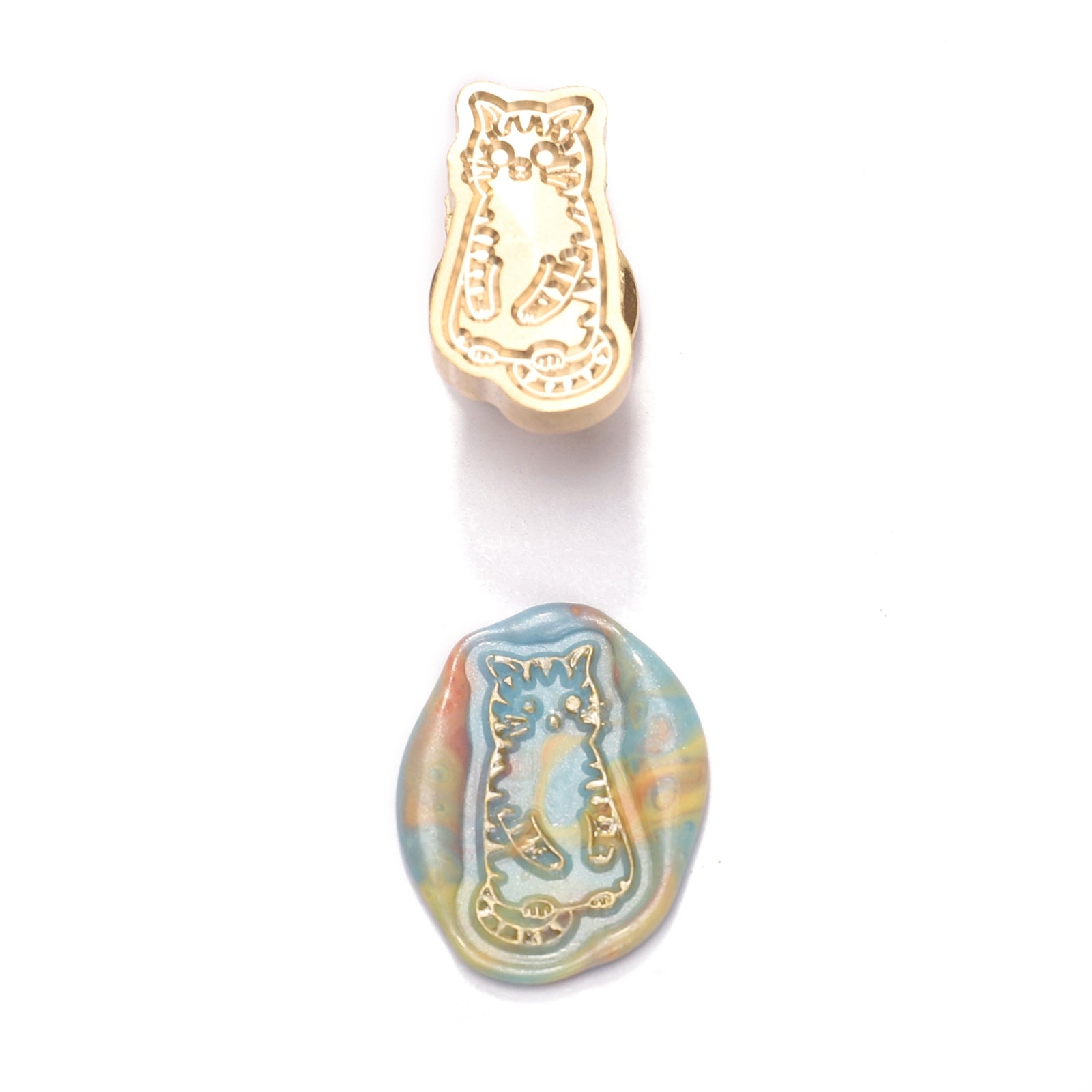 Cat Pattern Shaped Wax Seal Stamps