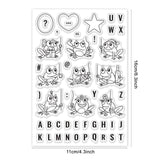 Craspire Birthday, Frog, Balloons, Letters, Symbols Clear Silicone Stamp Seal for Card Making Decoration and DIY Scrapbooking