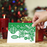 CRASPIRE Christmas, Elk, Garland, Lantern, Corner Carbon Steel Cutting Dies Stencils, for DIY Scrapbooking/Photo Album, Decorative Embossing DIY Paper Card