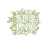 CRASPIRE Spring Flowers Carbon Steel Cutting Dies Stencils, for DIY Scrapbooking/Photo Album, Decorative Embossing DIY Paper Card