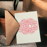 CRASPIRE Lace Blessing Carbon Steel Cutting Dies Stencils, for DIY Scrapbooking/Photo Album, Decorative Embossing DIY Paper Card