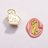 Owl Pattern Shaped Wax Seal Stamps