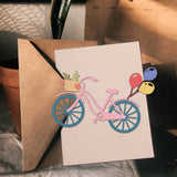 CRASPIRE Bicycles, Balloons, Flowers and Plants, Tires, Woven Baskets Carbon Steel Cutting Dies Stencils, for DIY Scrapbooking/Photo Album, Decorative Embossing DIY Paper Card