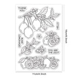Craspire Lemon Clear Silicone Stamp Seal for Card Making Decoration and DIY Scrapbooking