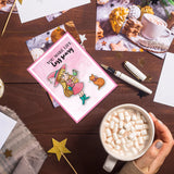 Craspire Witch Day Clear Silicone Stamp Seal for Card Making Decoration and DIY Scrapbooking