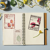 Craspire PVC Stamps, for DIY Scrapbooking, Photo Album Decorative, Cards Making, Stamp Sheets, Film Frame, Diary Pattern, 21x14.8x0.3cm