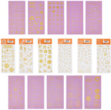 Glitter Self Adhesive Hot Stamping Stickers
