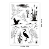 Craspire Heron, Wetlands Clear Silicone Stamp Seal for Card Making Decoration and DIY Scrapbooking