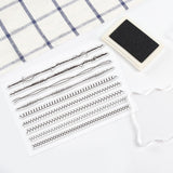 Craspire Sewing Thread Clear Silicone Stamp Seal for Card Making Decoration and DIY Scrapbooking