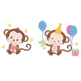 CRASPIRE Monkey, Birthday, Party, Balloons, Hearts, Stars Carbon Steel Cutting Dies Stencils, for DIY Scrapbooking/Photo Album, Decorative Embossing DIY Paper Card