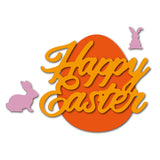 CRASPIRE Easter, Eggs, Rabbit Carbon Steel Cutting Dies Stencils, for DIY Scrapbooking/Photo Album, Decorative Embossing DIY Paper Card