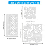 CRASPIRE Garden Tools Carbon Steel Cutting Dies Stencils, for DIY Scrapbooking/Photo Album, Decorative Embossing DIY Paper Card