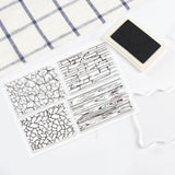 Craspire Wall, Background, Wood Grain, Bricks Clear Silicone Stamp Seal for Card Making Decoration and DIY Scrapbooking