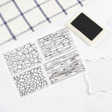 Craspire Wall, Background, Wood Grain, Bricks Clear Silicone Stamp Seal for Card Making Decoration and DIY Scrapbooking