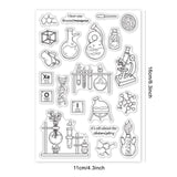 CRASPIRE Chemical Tools, Motivating Words Stamp Clear Silicone Stamp Seal for Card Making Decoration and DIY Scrapbooking