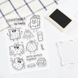 Craspire Biscuit , Milk , Expression , Word Clear Stamps Silicone Stamp Seal for Card Making Decoration and DIY Scrapbooking