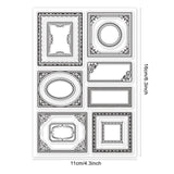 Craspire PVC Plastic Stamps, for DIY Scrapbooking, Photo Album Decorative, Cards Making, Stamp Sheets, Photo Frame Pattern, 160x110x3mm