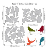CRASPIRE Bird, Crow, Dove Carbon Steel Cutting Dies Stencils, for DIY Scrapbooking/Photo Album, Decorative Embossing DIY Paper Card