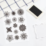Craspire Mandala, Flower Stamp Silicone Stamp Seal for Card Making Decoration and DIY Scrapbooking