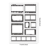 Craspire Film Frame Corner Clear Silicone Stamp Seal for Card Making Decoration and DIY Scrapbooking