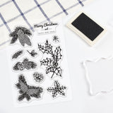 Craspire Pine Cones, Wolf Bones Silicone Stamp Seal for Card Making Decoration and DIY Scrapbooking