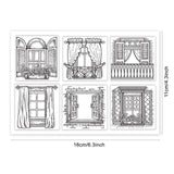 Craspire Window Clear Silicone Stamp Seal for Card Making Decoration and DIY Scrapbooking