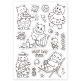 Craspire Summer, Beach, Animals, Water Guns, Shells, Starfish, Fruits Clear Silicone Stamp Seal for Card Making Decoration and DIY Scrapbooking