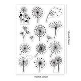 Craspire Dandelion, Plant, Different Types Dandelion, Beautiful Dandelion Flowers Leaves Clear Silicone Stamp Seal for Card Making Decoration and DIY Scrapbooking