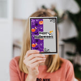 Craspire Custom PVC Plastic Clear Stamps, for DIY Scrapbooking, Photo Album Decorative, Cards Making, Pumpkin Pattern, 160x110x3mm