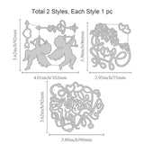 CRASPIRE Valentine's Day, Cupid Carbon Steel Cutting Dies Stencils, for DIY Scrapbooking/Photo Album, Decorative Embossing DIY Paper Card