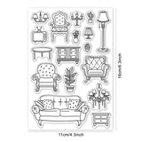 Craspire Furniture, Sofa, Table Clear Silicone Stamp Seal for Card Making Decoration and DIY Scrapbooking