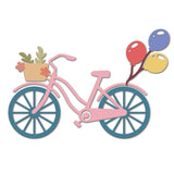 CRASPIRE Bicycles, Balloons, Flowers and Plants, Tires, Woven Baskets Carbon Steel Cutting Dies Stencils, for DIY Scrapbooking/Photo Album, Decorative Embossing DIY Paper Card