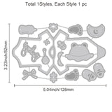 CRASPIRE Onesie, Newborn Carbon Steel Cutting Dies Stencils, for DIY Scrapbooking/Photo Album, Decorative Embossing DIY Paper Card