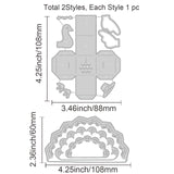 CRASPIRE Turkey, Thanksgiving Carbon Steel Cutting Dies Stencils, for DIY Scrapbooking/Photo Album, Decorative Embossing DIY Paper Card