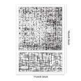 Craspire Linen Background Clear Silicone Stamp Seal for Card Making Decoration and DIY Scrapbooking