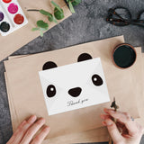 CRASPIRE Envelope, Panda, Fox, Festival Carbon Steel Cutting Dies Stencils, for DIY Scrapbooking/Photo Album, Decorative Embossing DIY Paper Card