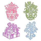 CRASPIRE Christmas Candy Carbon Steel Cutting Dies Stencils, for DIY Scrapbooking/Photo Album, Decorative Embossing DIY Paper Card