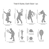 CRASPIRE Tennis Carbon Steel Cutting Dies Stencils, for DIY Scrapbooking/Photo Album, Decorative Embossing DIY Paper Card