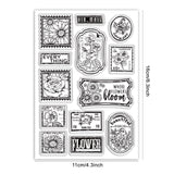 Craspire Floral Pattern, Vintage Clear Silicone Stamp Seal for Card Making Decoration and DIY Scrapbooking