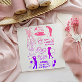 Craspire Golf Clear Stamps Silicone Stamp Seal for Card Making Decoration and DIY Scrapbooking