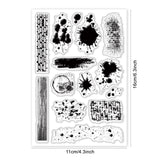 Craspire Background, Stains Clear Silicone Stamp Seal for Card Making Decoration and DIY Scrapbooking