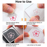 Craspire Sushi, Rice Balls, Japanese Food Clear Silicone Stamp Seal for Card Making Decoration and DIY Scrapbooking