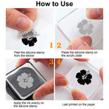 Craspire Realistic Butterfly Clear Silicone Stamp Seal for Card Making Decoration and DIY Scrapbooking