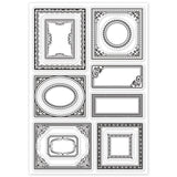 Craspire PVC Plastic Stamps, for DIY Scrapbooking, Photo Album Decorative, Cards Making, Stamp Sheets, Photo Frame Pattern, 160x110x3mm