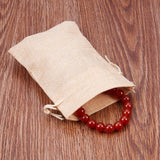 1 Set 30 PCS 6 Color Burlap Bags with Drawstring Gift Bags Jewelry Pouch for Wedding Party and DIY Craft, Flat Measurement: 13.5cm x 9.5 cm (5.31 x 3.74 Inch)