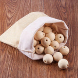 1 Set 24Pack Large Size Burlap Bags with Drawstring Gift Bags Jewelry Pouch for Wedding Party and DIY Craft Color Linen and Cream, 8.9 x 6.7 Inch