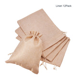 24 pc 24 PCS Large Size Burlap Bags with Drawstring Gift Bags Jewelry Pouch for Wedding Party and DIY Craft, Color: Linen, Flat Measurement: 22.5cm x 17cm (8.86 x 6.7 Inch)