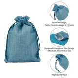 1 Set 24 PCS 6 Color Burlap Bags with Drawstring Gift Bags Jewelry Pouch for Wedding Party and DIY Craft, Flat Measurement: 18cm x 13 cm (7 x 5 Inch)